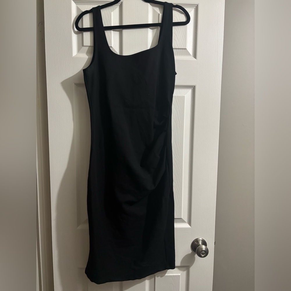Dynamite Black Bodycon Midi Dress